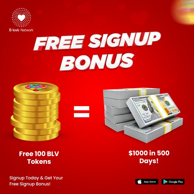 BLV Signup Free Tokens